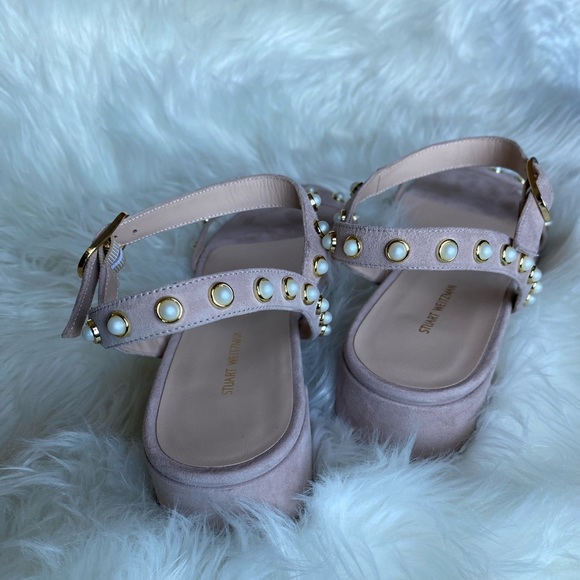 Stuart Weitzman | Shoes | Bnib Stuart Weitzman Tibby 35 Pearl Sandal |  Poshmark